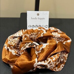 Haute Hippie | Burnt Orange Paisley Scarf